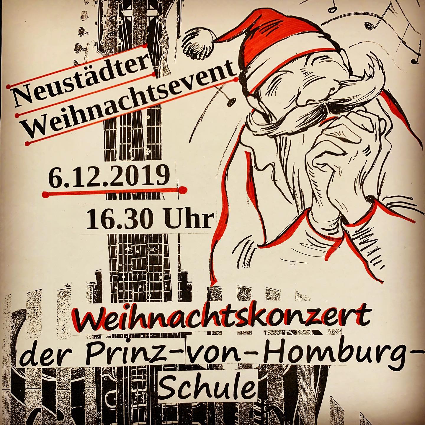 Am 6. Dezember ist es wieder soweit: Der Neustädter Weihnachtsmarkt öffnet seine Tore (ab 14 Uhr). Das Konzert unserer S