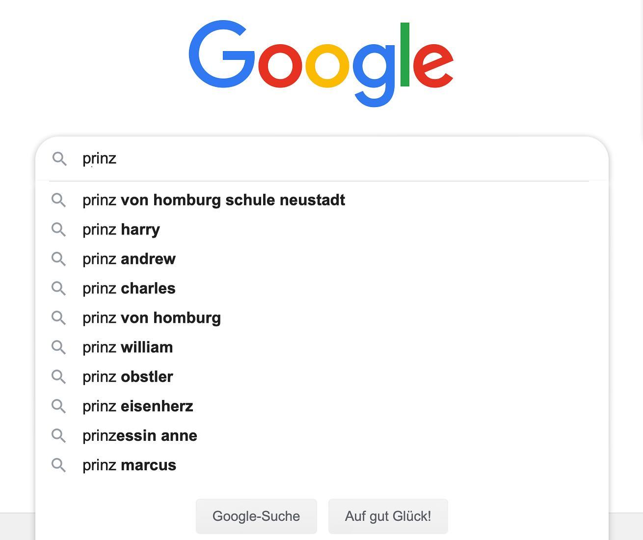 So starten wir gerne in das neue Jahr: Bei @google ist die Prinz-von-Homburg-Schule schon ganz oben😀. Wir wünschen euch 
