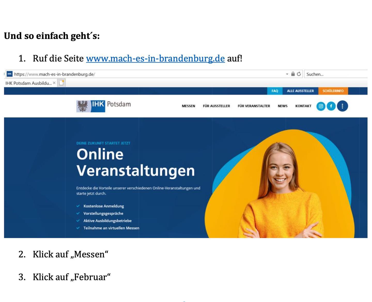 Die berufliche Orientierung und Unterstützung bei der Ausbildungssuche hat an unserer Schule einen sehr hohen Stellenwer