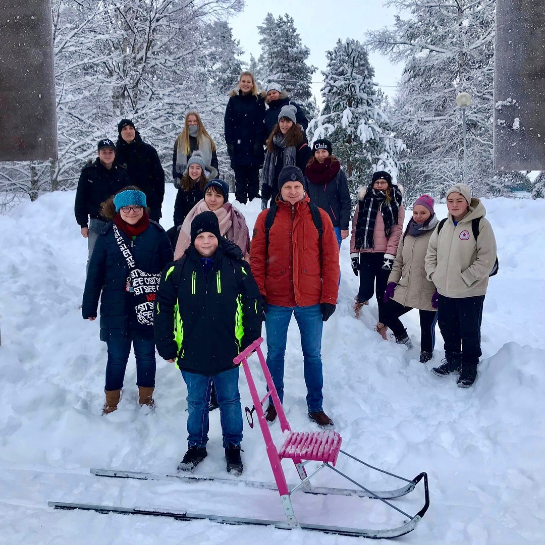 Grüße aus Finnland! Auch dieses Jahr besuchen wir unsere Partnerschule in Ruovesi. Hier ein paar Eindrücke der ersten Er