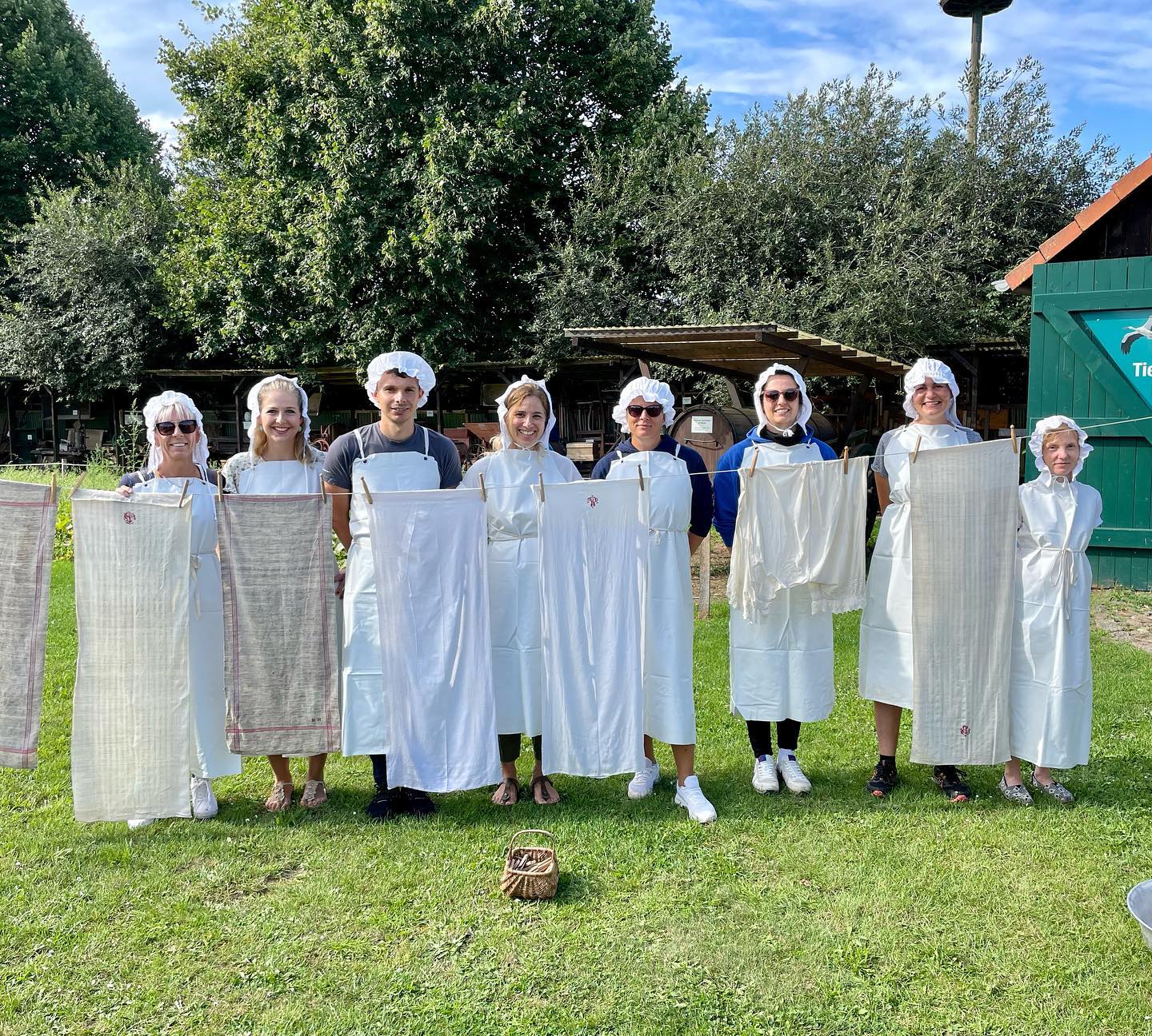 Mit dem Rad ging es für unserer Kollegium zum diesjährigen Teamtag auf den Kolonistenhof Großderschau. Wir durften uns i