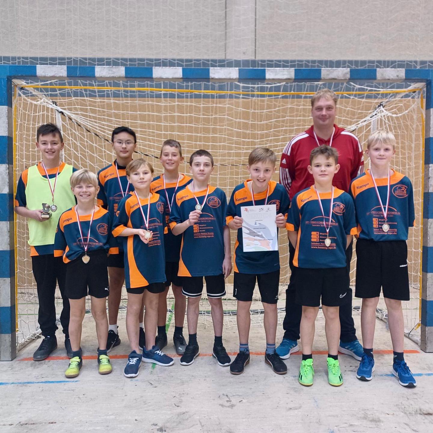 Im Regionalfinale von @jugendtrainiert Handball konnten unsere Grundschüler heute den 2. Platz belegen! Jannis Engel wur