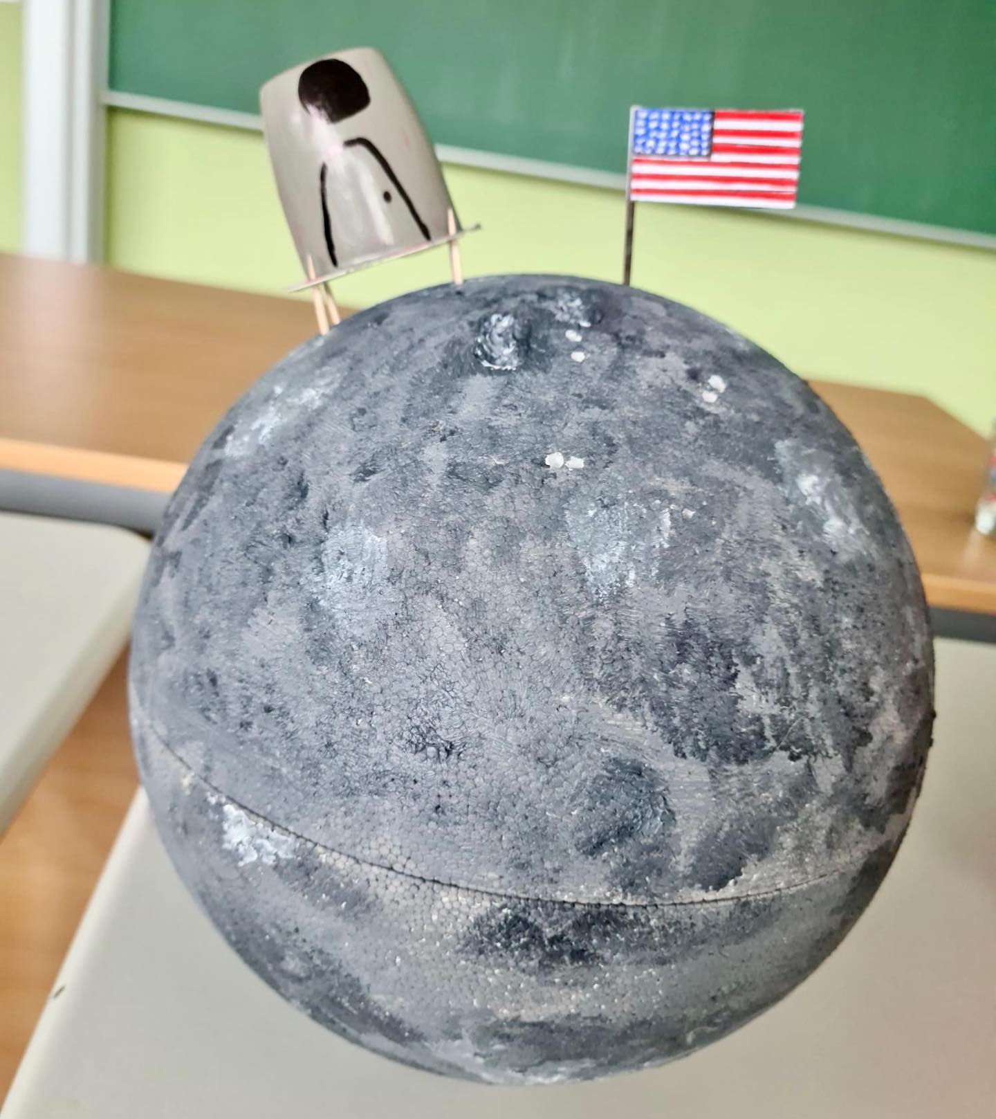 Abschlussprojekt zum Thema Astronomie: Im Fach NAWI haben unsere Schülerinnen und Schüler Modelle zu einem astronomische